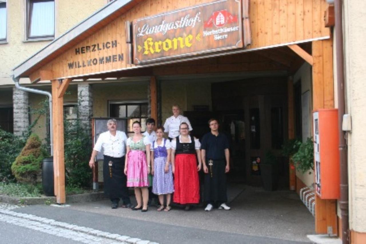 Landgasthof Zur Krone Krautheim Екстериор снимка